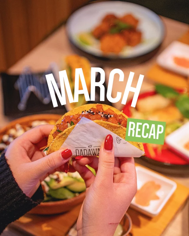 That’s a wrap on March — and what a delicious month it was! 🍜🍣

From slurpy ramen nights and fresh Poké Wans to sizzling Stone Bowls, Stone Plates and good vibes all around, March at DADAWAN was full of worldly food — and you captured it all! 💚

We love seeing DADAWAN through your eyes, and this month’s tags and mentions did not disappoint. Thanks for sharing your moments with us — we’re reposting some of our favorites!

Tag us in your next visit — you might just make the April recap! 😏

#dadawan #dadawanfood #dadawanrecap #marchrecap #dadawanmarch